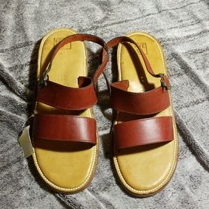 Mens Vintage Frye Leather Sandals